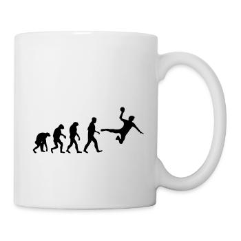 handball evolution - Mug - white - Right