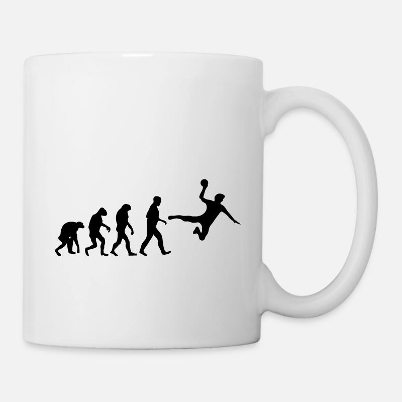 handball evolution hand-ball - Mug blanc - blanc