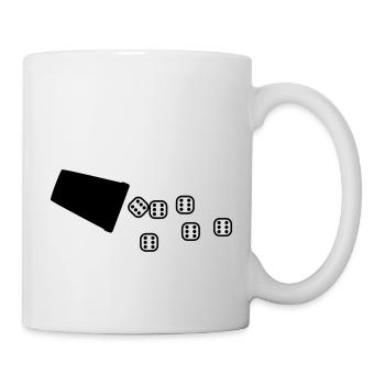 wuerfeln_6er_2c - Mug blanc - blanc - Droite