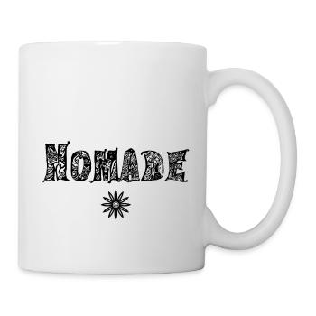 Nomade (en noir) - Mug blanc - blanc - Droite