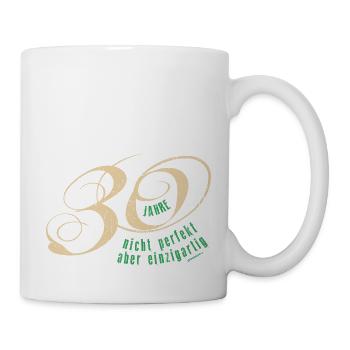 Geburtstag 30 Jahre - Tasse - Weiß - Rechts
