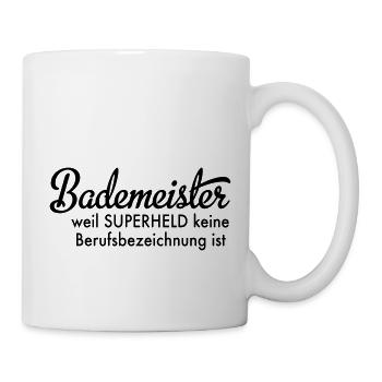 Bademeister - Tasse - Weiß - Rechts