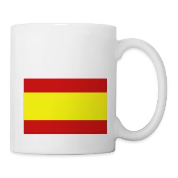 spain flag - Tasse - Weiß - Rechts