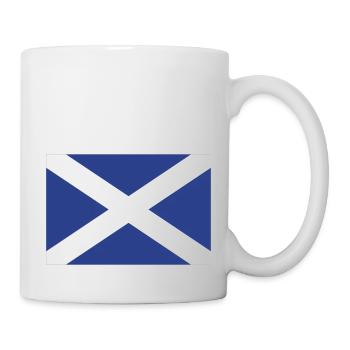 scotland flag - Mug blanc - blanc - Droite