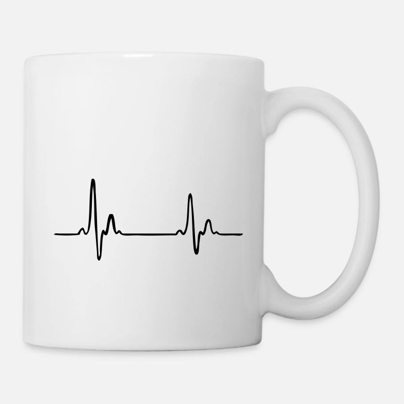ekg profession - Tasse - Weiß