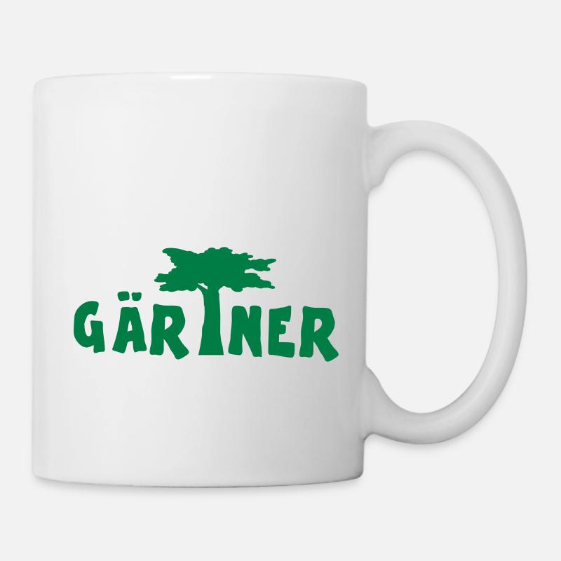 Gärtner - Tasse - Weiß