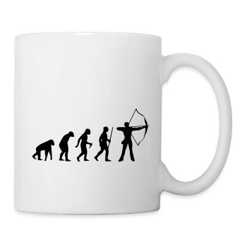BOGENSCHIESSEN EVOLUTION! - Tasse - Weiß - Rechts