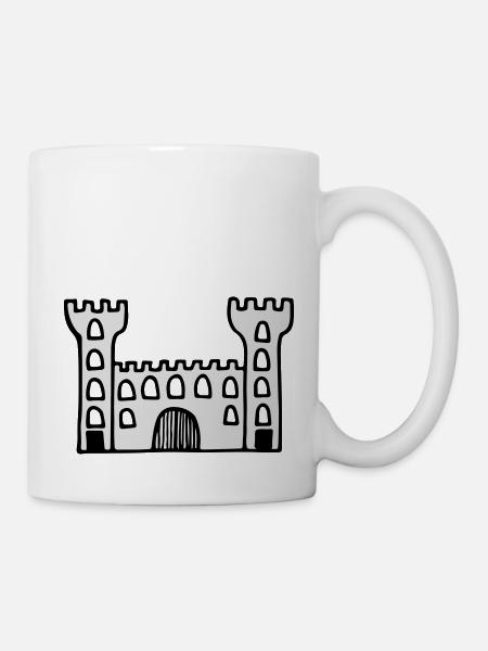 castle - Tasse - Weiß