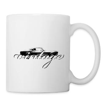 Vintage Car 2 - Tasse - Weiß - Rechts