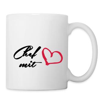 Chef - Tasse - Weiß - Rechts