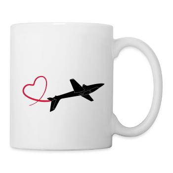 kunstflug fox 1 - Tasse - Weiß - Rechts