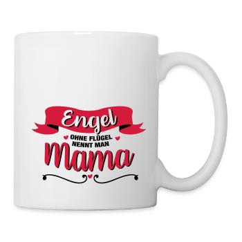 Engel Mama - Tasse - Weiß - Rechts