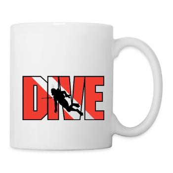 PLONGÉE SOUS-MARINE - Mug blanc - blanc - Droite