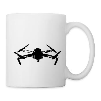 Drohne - Tasse - Weiß - Rechts