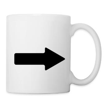 arrow - Mug - white - Right