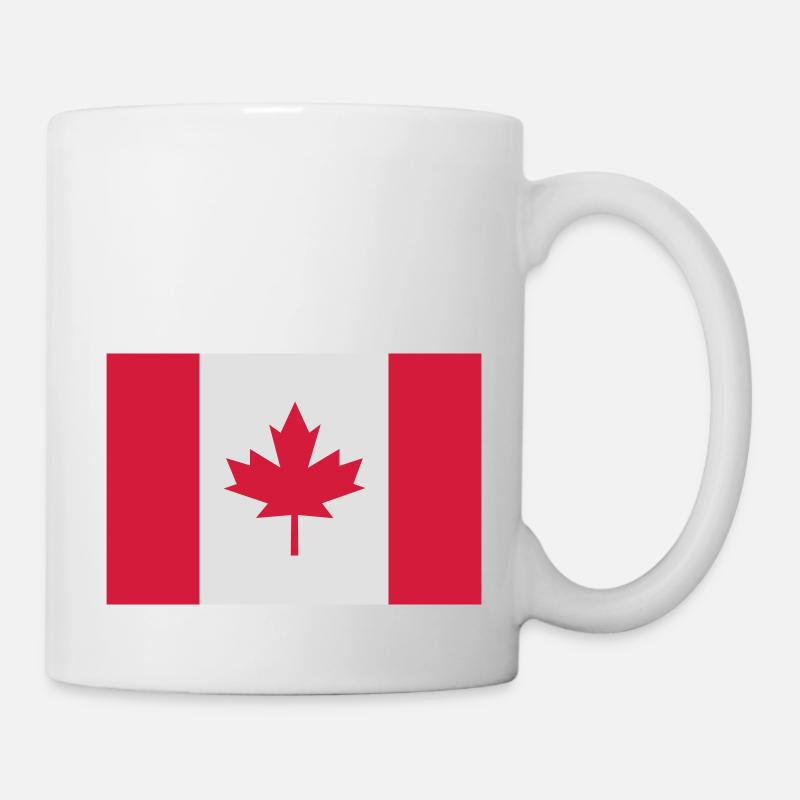 canada flag - Mug - white