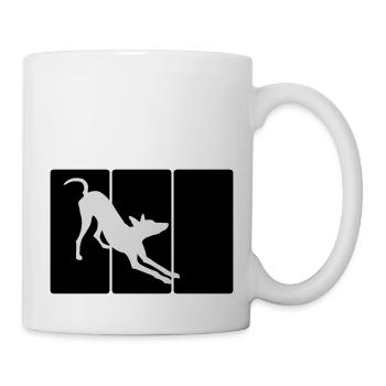 Podenco, chien ibizan 1 - Mug blanc - blanc - Droite