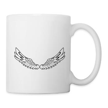 Wings white - Mug - white - Right