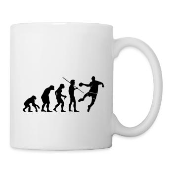 Handball Evolution - Tasse - Weiß - Rechts
