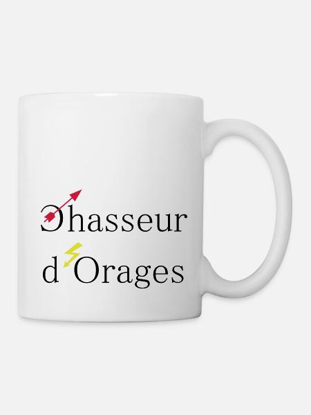 chasseur d'orages - Mug blanc - blanc