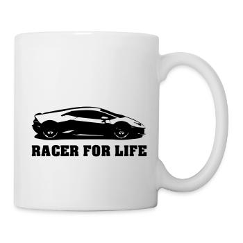 racer for life - Tasse - Weiß - Rechts