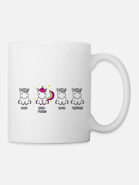 Kinderpflegerin - das Einhorn in der Berufswelt - Tasse - Weiß