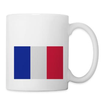 Drapeau de la France - Mug blanc - blanc - Droite