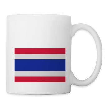 Thailand Flagge - Tasse - Weiß - Rechts