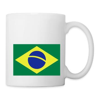 Brazil flag - Mug - white - Right