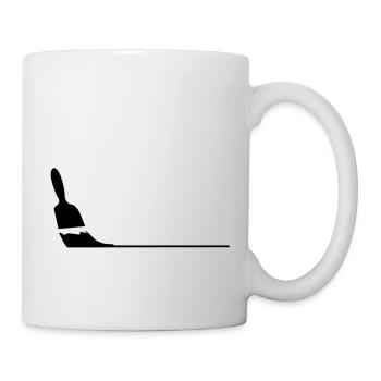 brusch_paint - Mug blanc - blanc - Droite