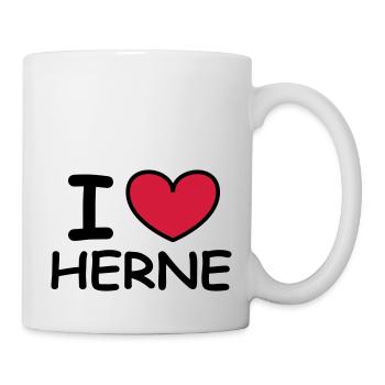 I ♥ Herne - Mug - white - Right