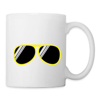 brille - Tasse - Weiß - Rechts