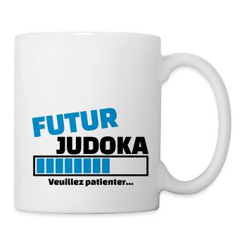 futur judoka - Mug blanc - blanc - Droite