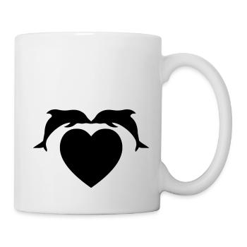 dolphin_love_f1 - Mug - white - Right