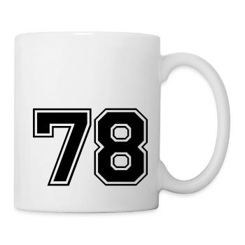 78 - Tasse - Weiß - Rechts