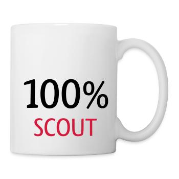 100% Scout - Tasse - Weiß - Rechts