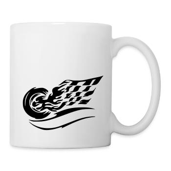 auto 1 - Tasse - Weiß - Rechts