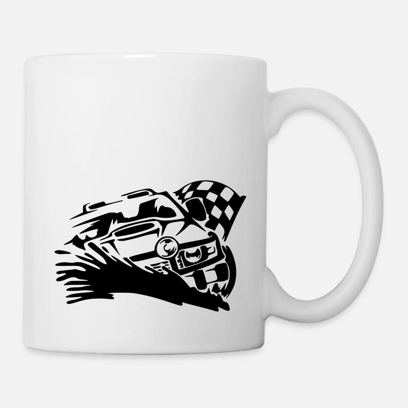 Autocross T-Shirt selber bedrucken - Tasse - Weiß