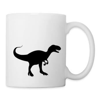dinosaurier_rex_f1 - Mug blanc - blanc - Droite