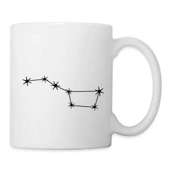 Sternbild Großer Bär / Wagen Konstellation - Tasse - Weiß - Rechts