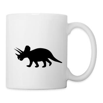 dino_f1 - Mug blanc - blanc - Droite