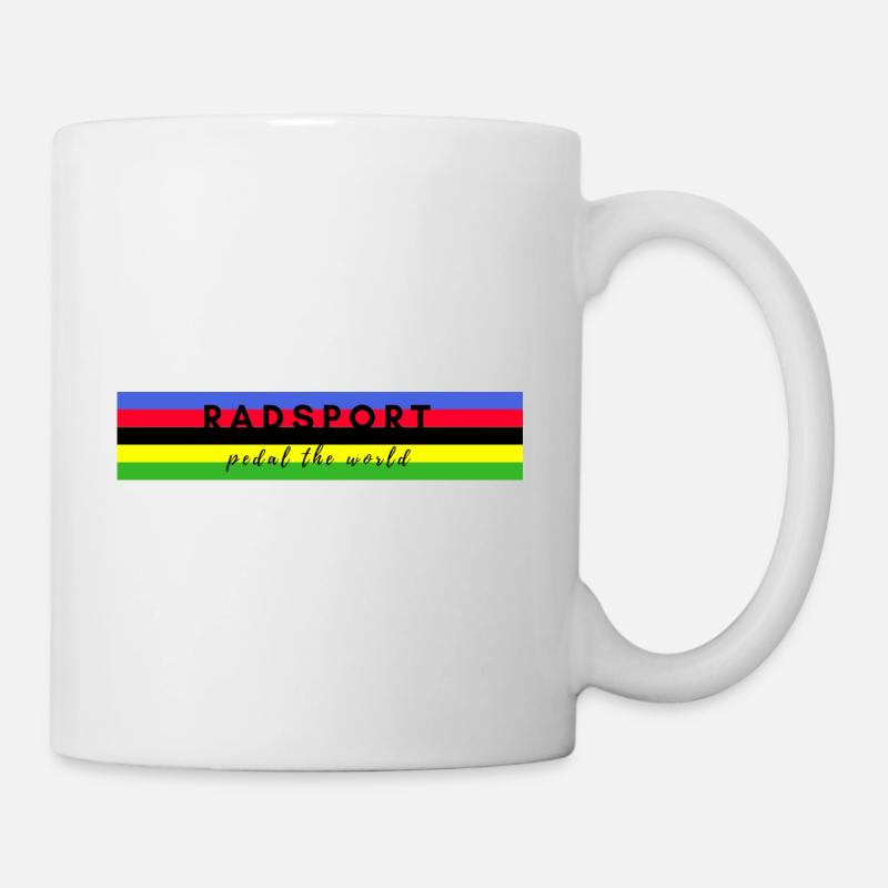 Champion du monde de cyclisme - Mug blanc - blanc