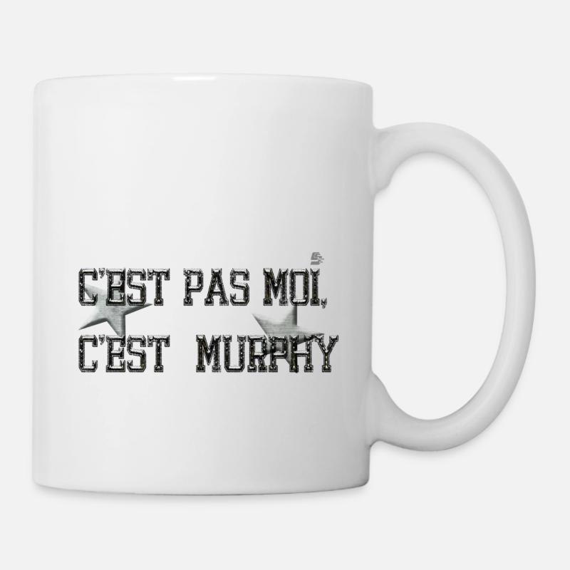 c nicht c me est_ Murphy von Custom - Tasse - Weiß