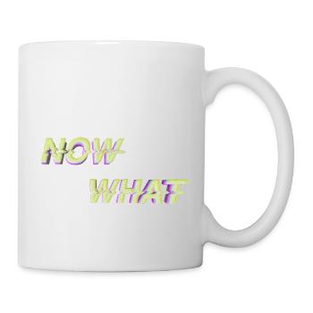 MAINTENANT QUOI? - Mug blanc - blanc - Droite
