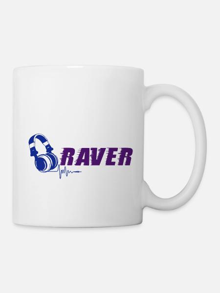 Raver - Tasse - Weiß