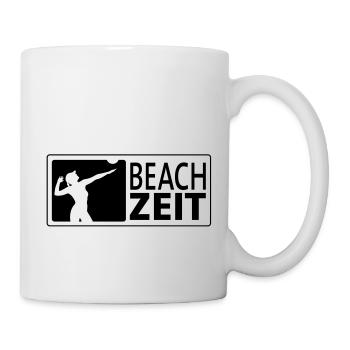 Beachvolleyball Angreiferin - Tasse - Weiß - Rechts