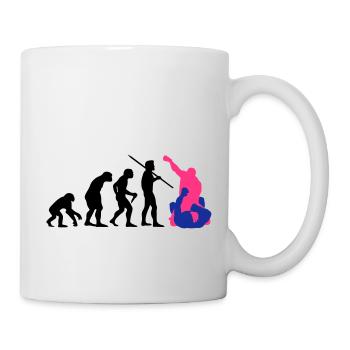 Évolution de l'homme - MMA - Mug blanc - blanc - Droite