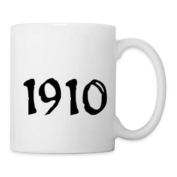1910_vec_1de - Tasse - Weiß - Rechts