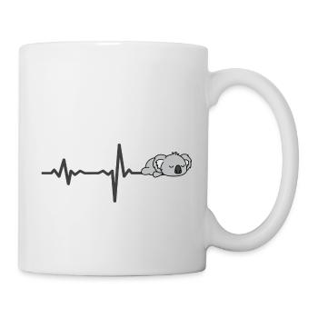 Cadeau Heartbeat Koala Bébé - Mug blanc - blanc - Droite