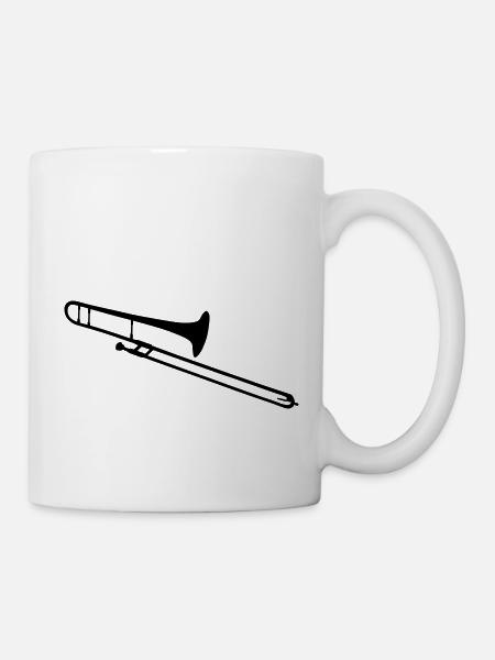 Trombone - Mug blanc - blanc